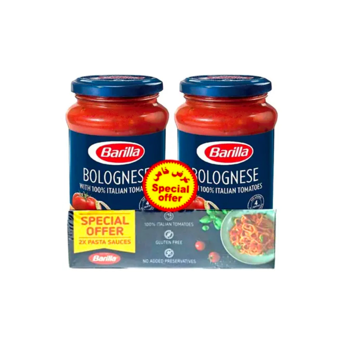 Barilla Bolognese Pasta Sauce With Italian Tomato 2x400g