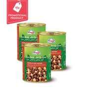 Al Wadi Fava Beans w/ Chickpeas in Brine 400Gx3