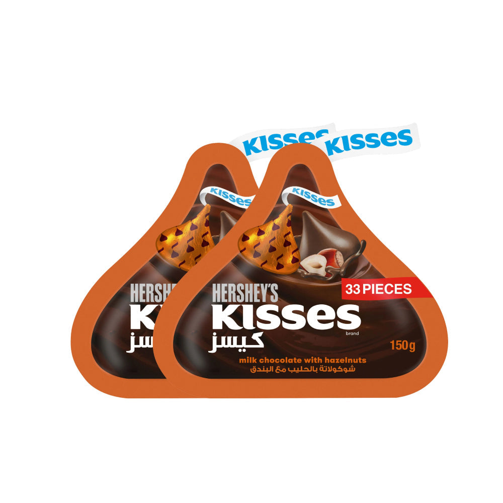 Hershey's Kisses with Hazelnut 2x150gm