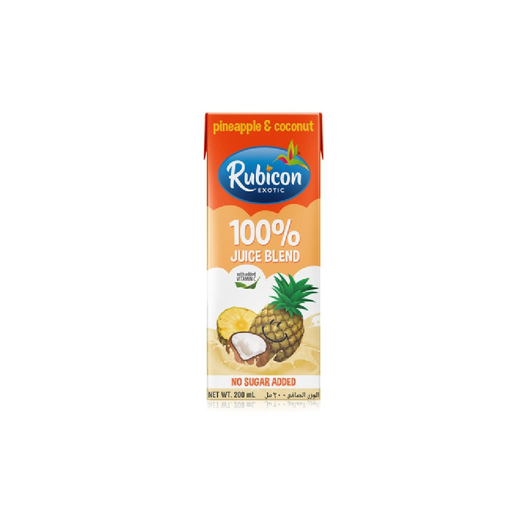 Rubicon Juice Blend Pineapple & Coconut NSA 200ml