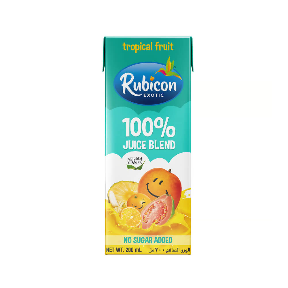 Rubicon Tropical Fruit Juice No Added Sugar 200ml