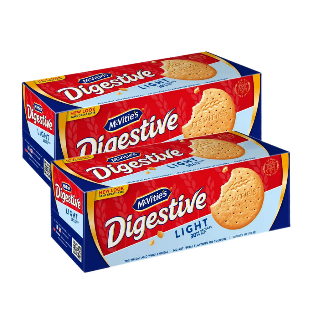 McVitie's Digestive Light Biscuits 2x250gm
