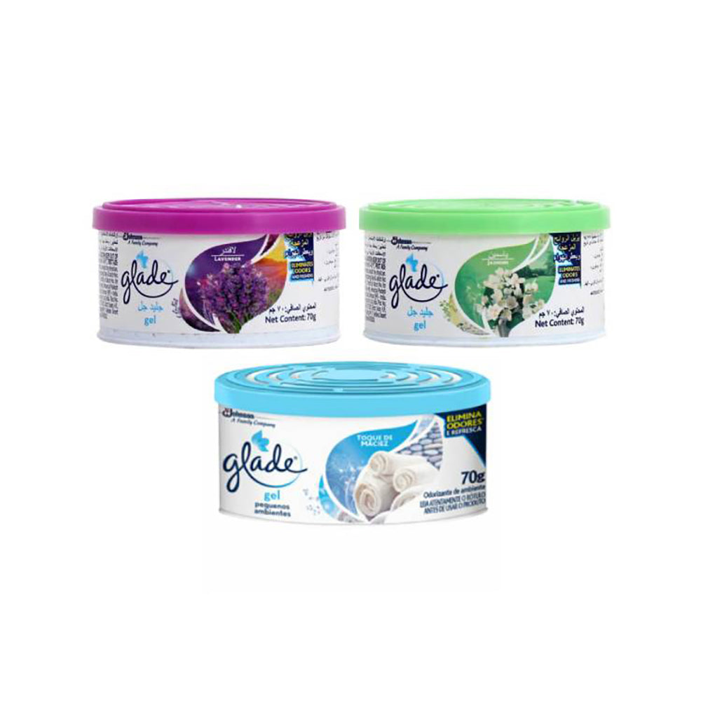 Glade Assorted Mini Gel 3 for 2 70G