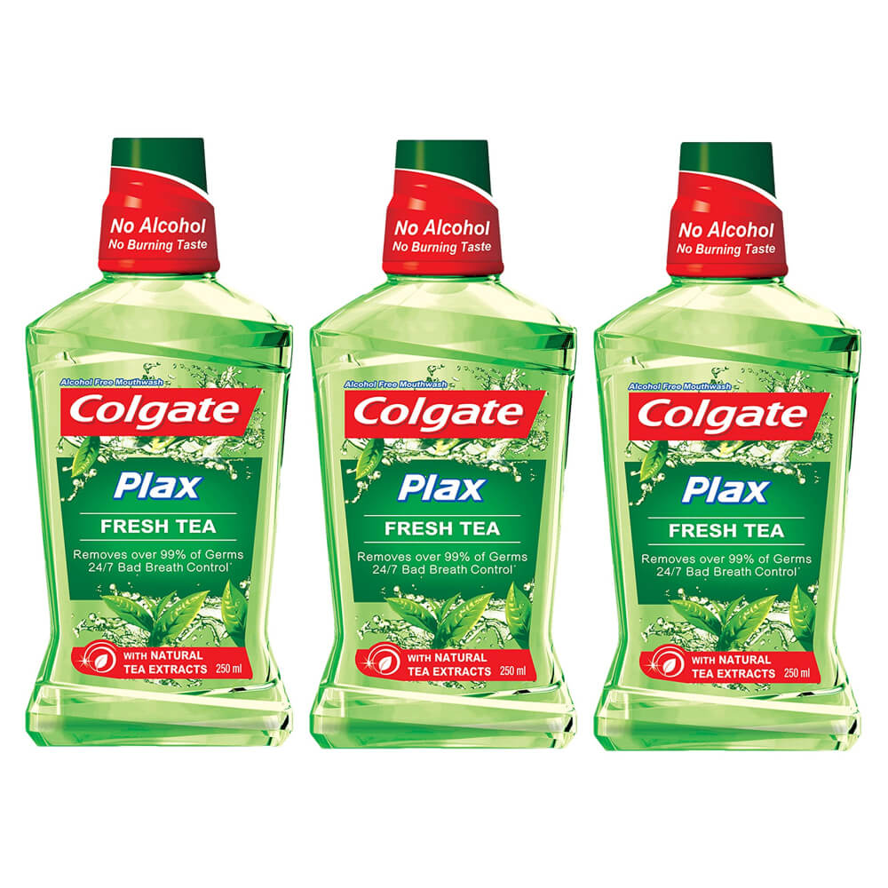Colgate Plax M/W Fresh Tea 500ml 2+1Free