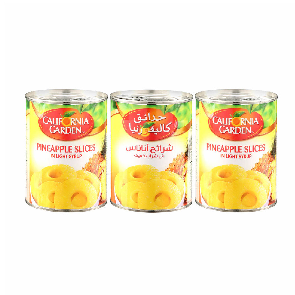 California Garden Pineapple Slices 3x565gm @15%Off