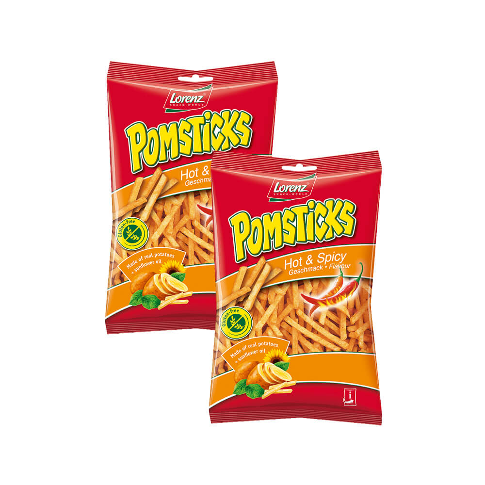 Lorenz Pomstick Hot & Spcy 100Gx2 @ 22% Off