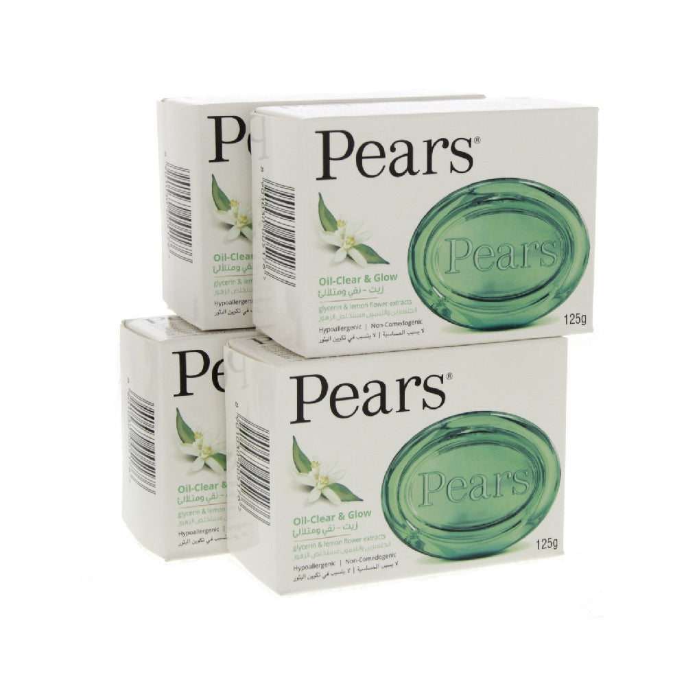Pears Oil Clear & Glow Soap 125G (3+1Free)