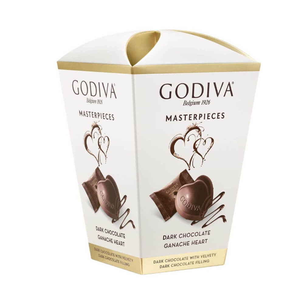 Godiva Masterpieces Dark Chocolate With Ganache Heart 117gm