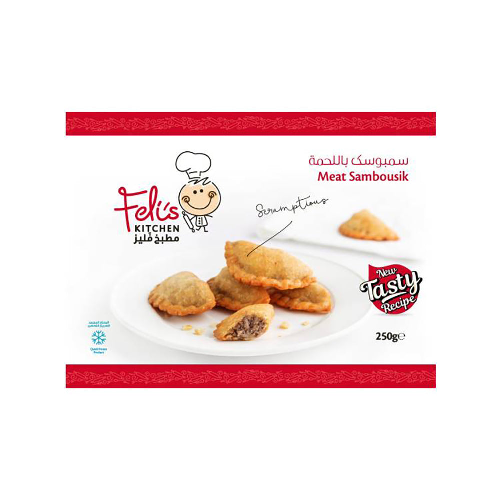 Feli's Kitchen Meat Sambousik 250G