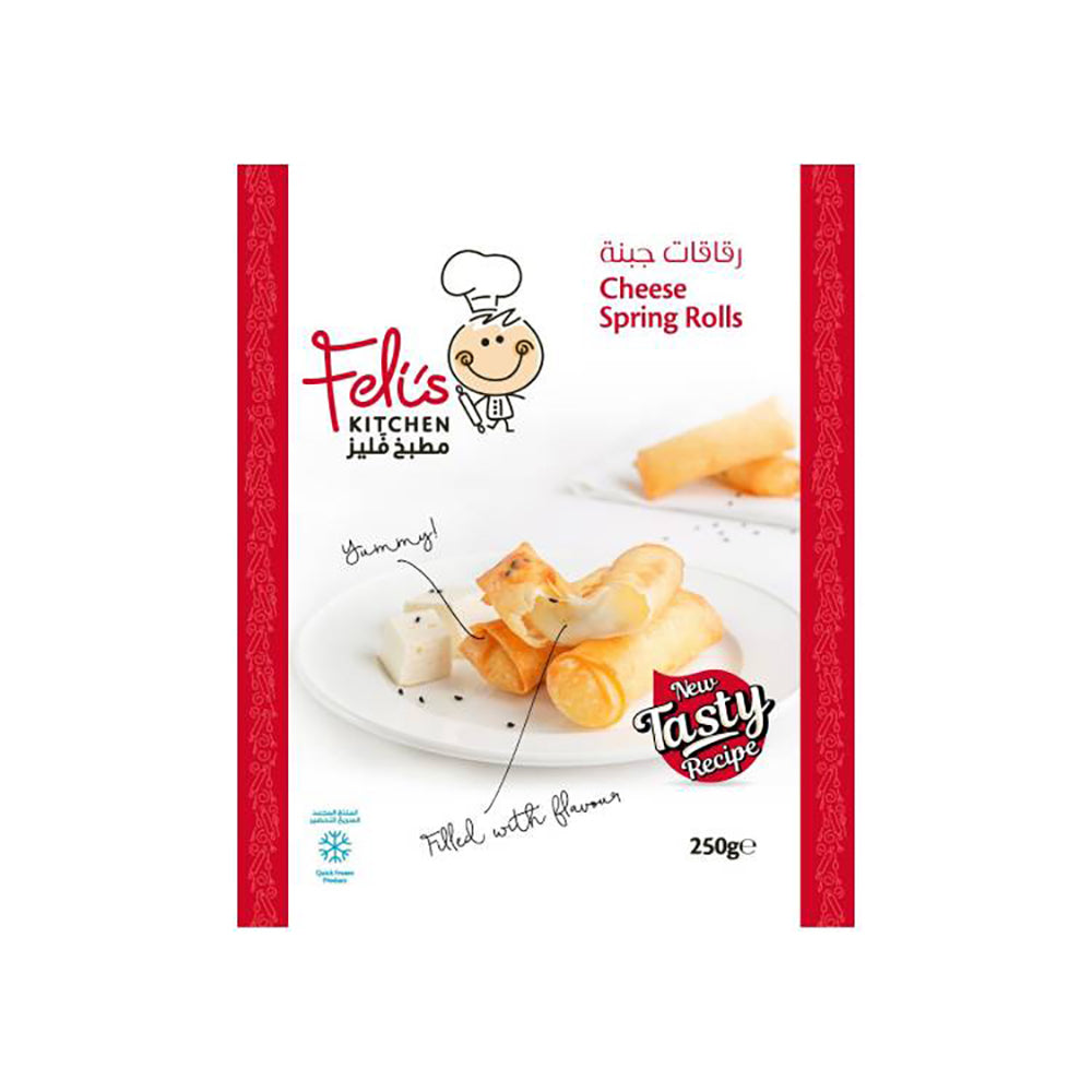 Feli's Kitchen Cheese Rolls Arabic 250G