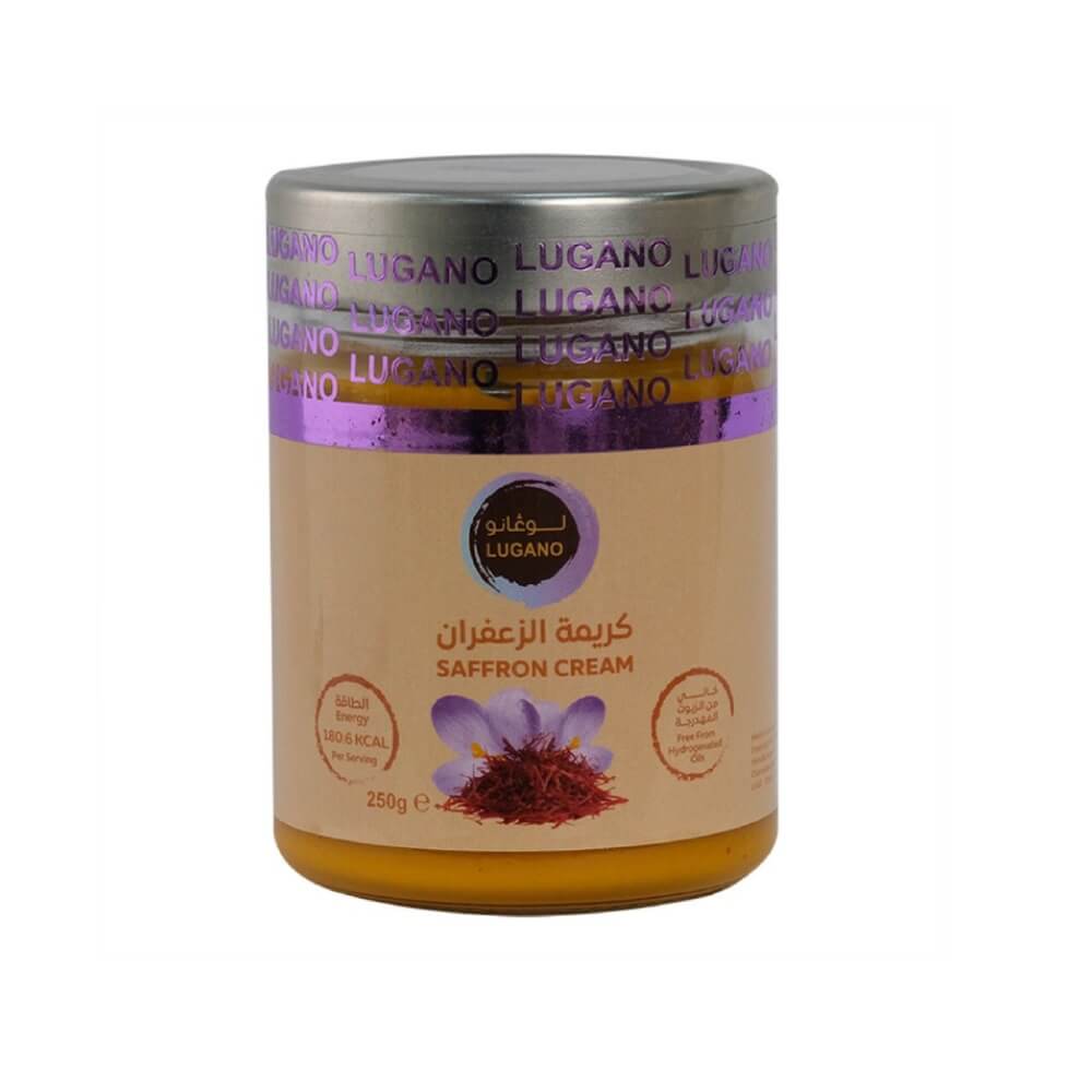 Lugano Saffron Cream Jar 250Gm