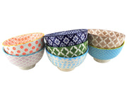 Shallow Stoneware Bowl 11cm Assorted