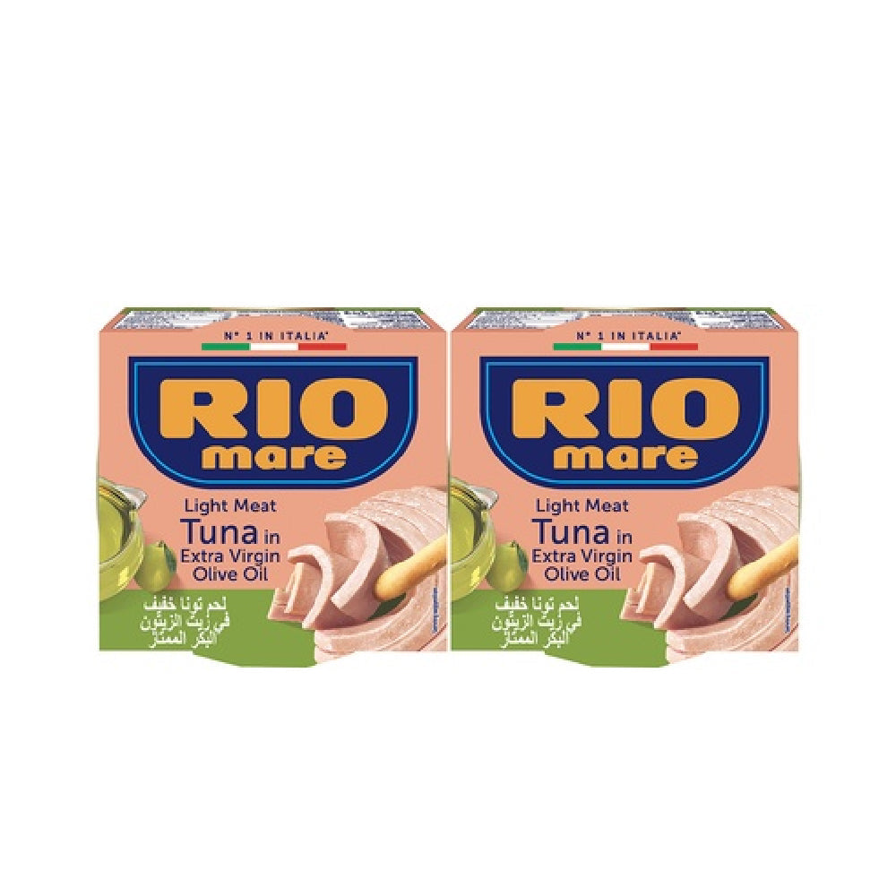 Rio Mare Light Meat Tuna In Extra Virgin Olive Oil 2x160gm