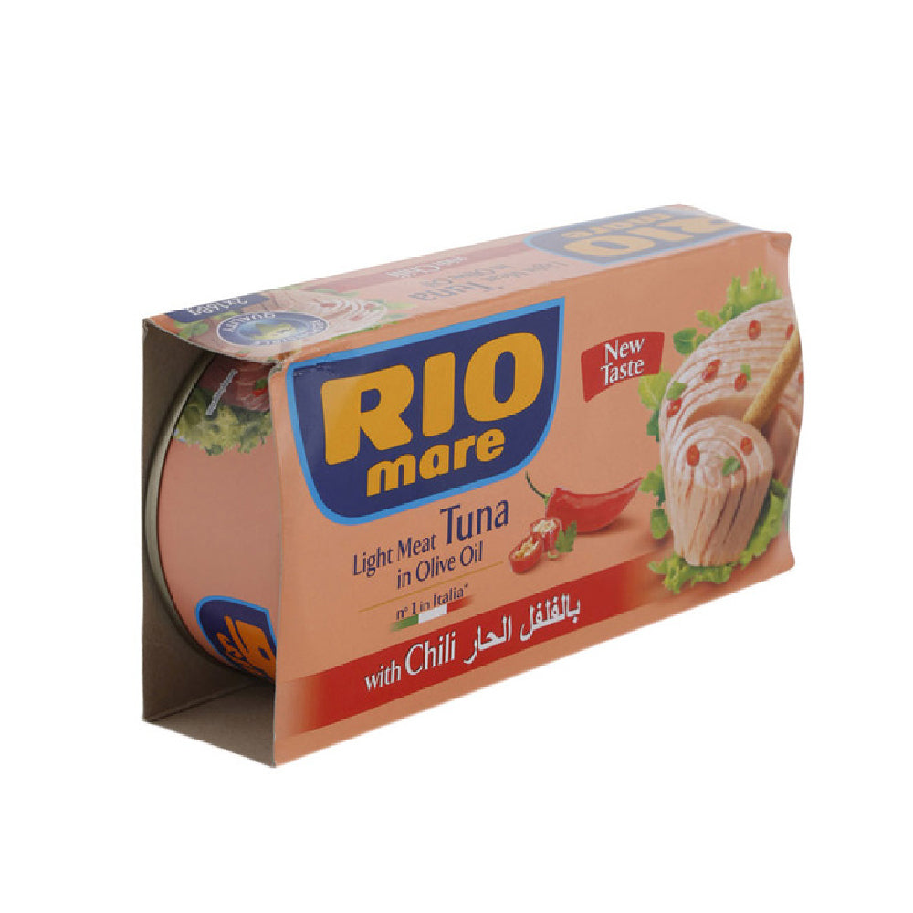 Rio Mare Light Meat Tuna In Olive With Chili 2x160Gm