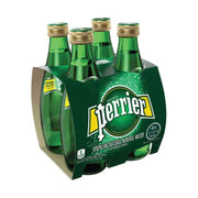 Perrier Sparkling Mineral Water Regular Glass Bottle 4x330ml