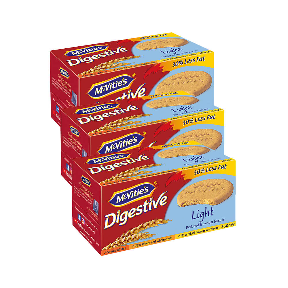 Mcvities Digestive Light 250G 2+1 Free