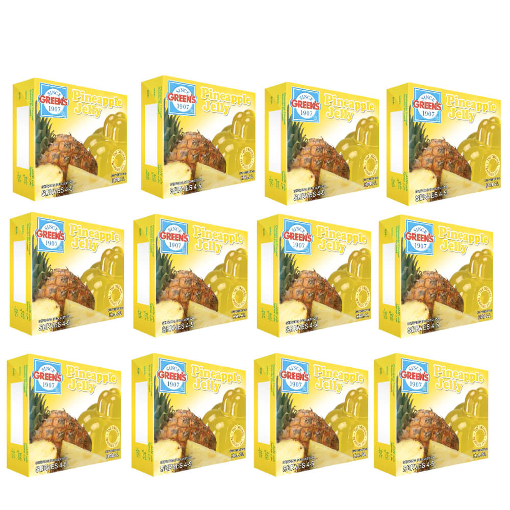 Greens Jelly Pineapple12x80gm Promo