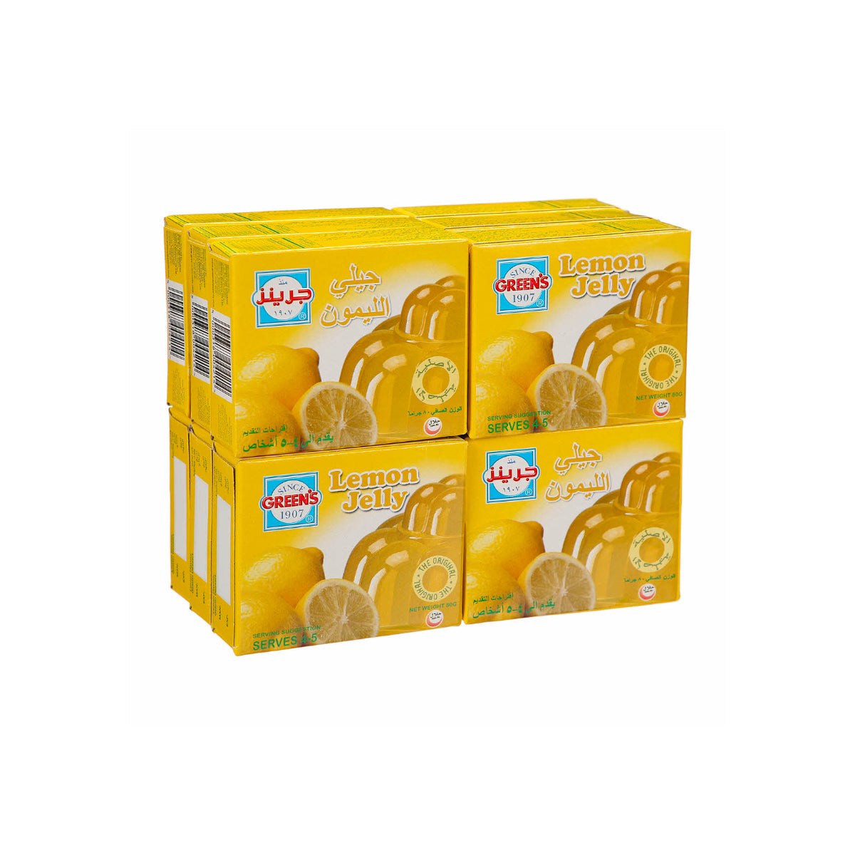 Greens Lemon Jelly 80g 11+1 Free