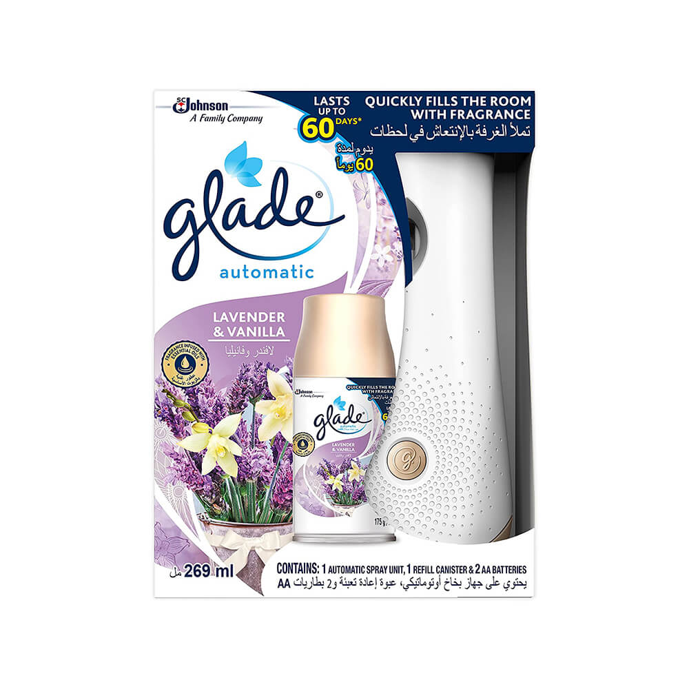 Glade Auto Spray Holder Lavander & Vanilla 269ml