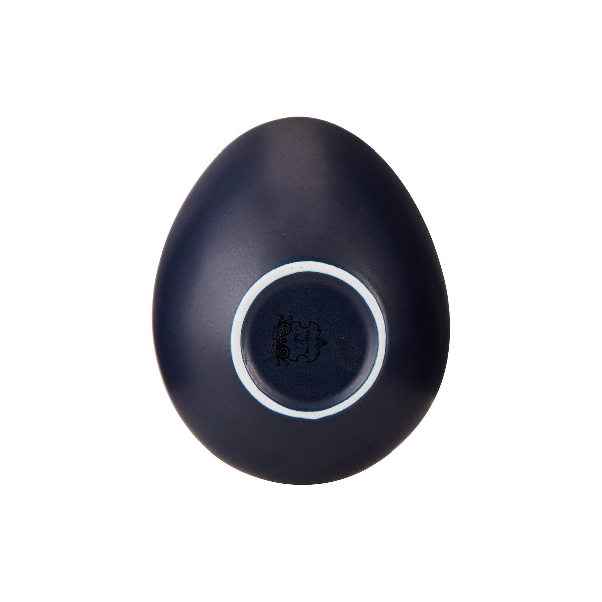 Shallow Bowl Matt Dark Blue 18cm