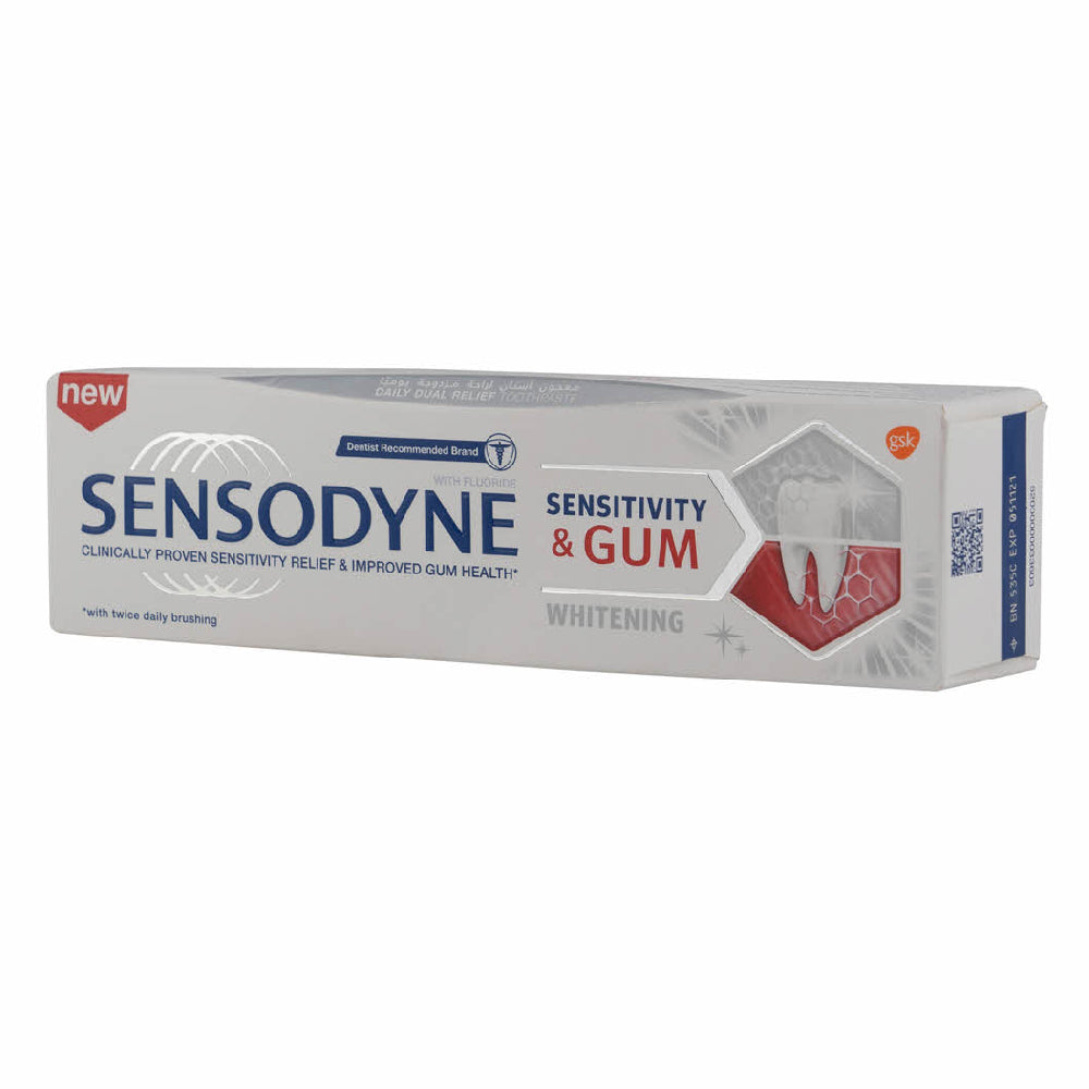 Sensodyne Toothpaste 75ml Sensitivity & Gum Whitening