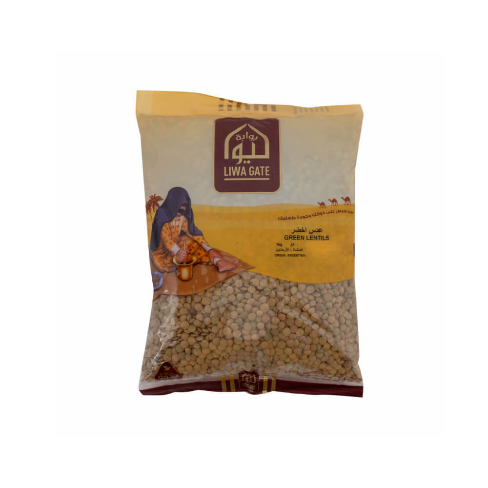 Liwa Gate Green Lentil 1kg