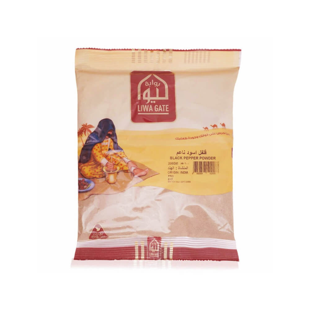 Liwa Gate Black Pepper Powder 200gm