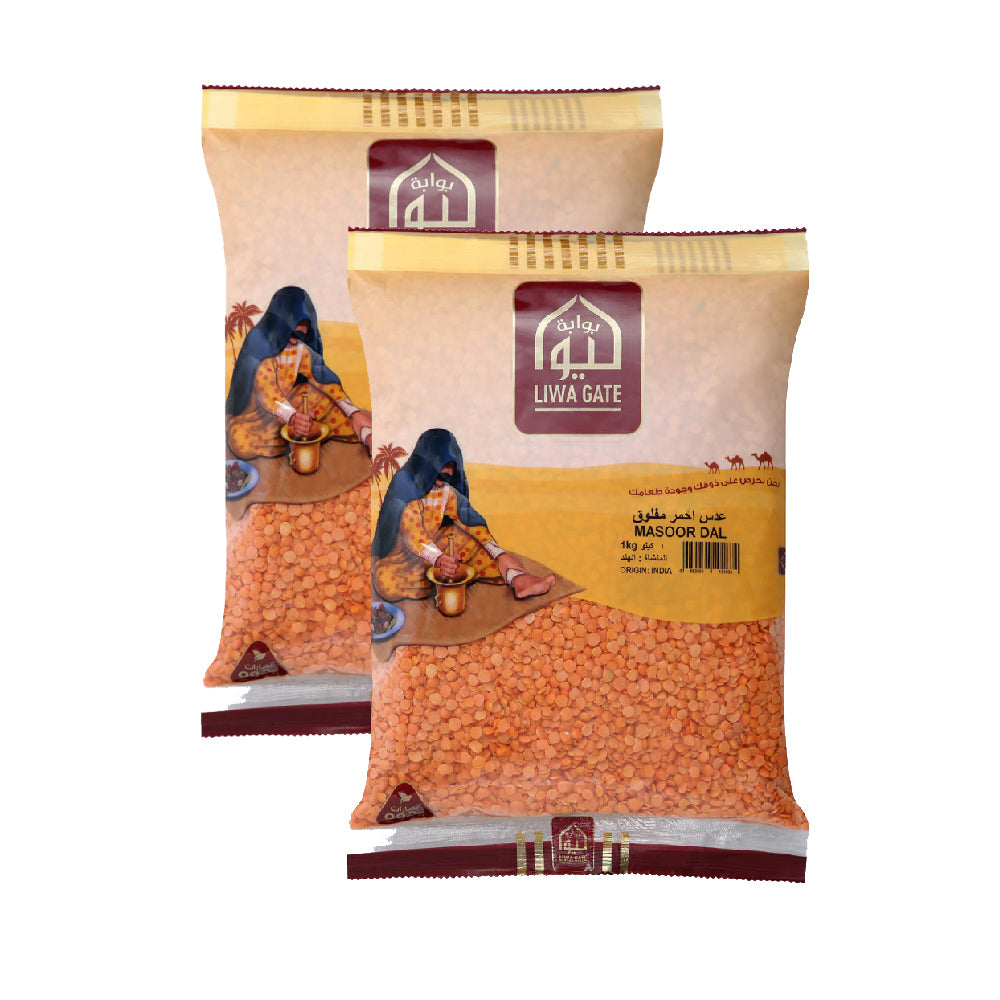 Liwa Gate Masoor Dal 2x1Kg