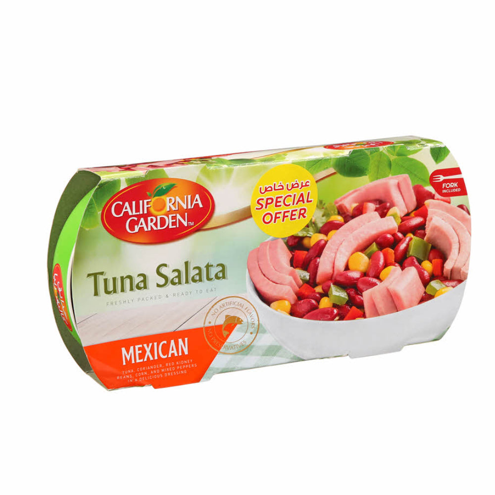 California Garden Tuna Salata Mexican Recipe 2x160gm