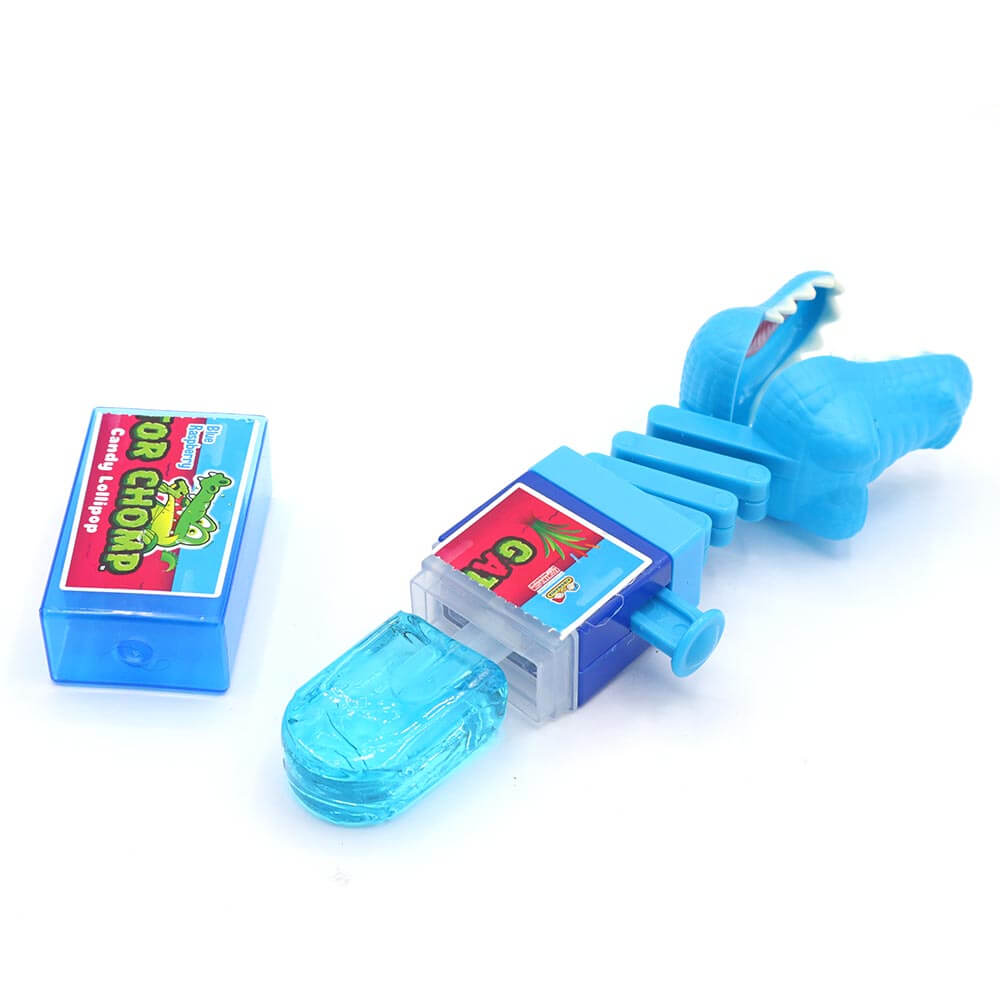 Kidsmania Grab Pop Gator Chomp With Candy Lollipop Toy 17g
