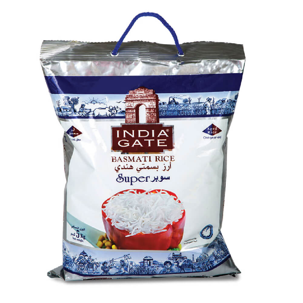 India Gate Super B. Rice 5Kg @ 30% Off