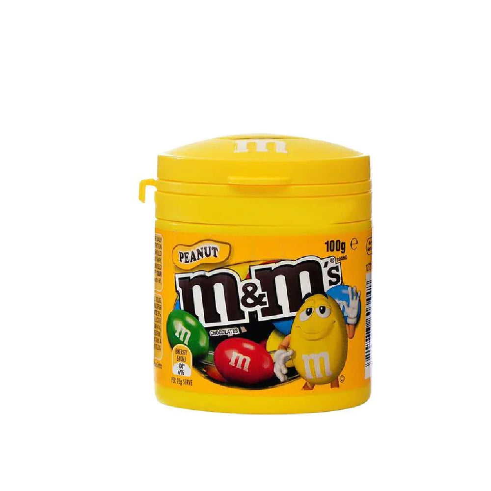 M&M's Chocolate Peanut Canister 100G