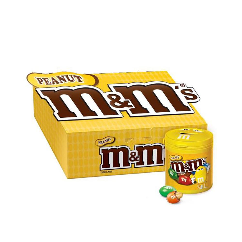 M&M's Chocolate Peanut Canister 100Gx8's