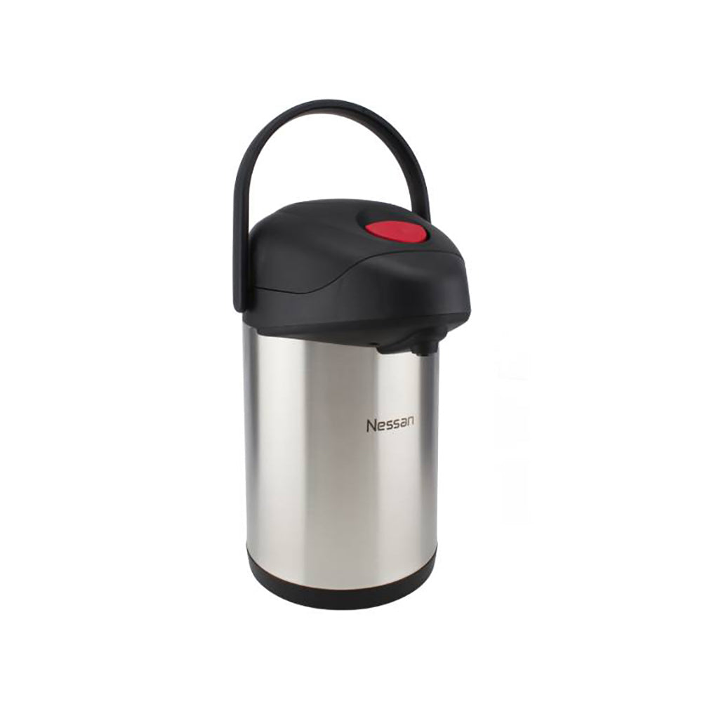 Nessan Pump Flask Stainless Steel 3L
