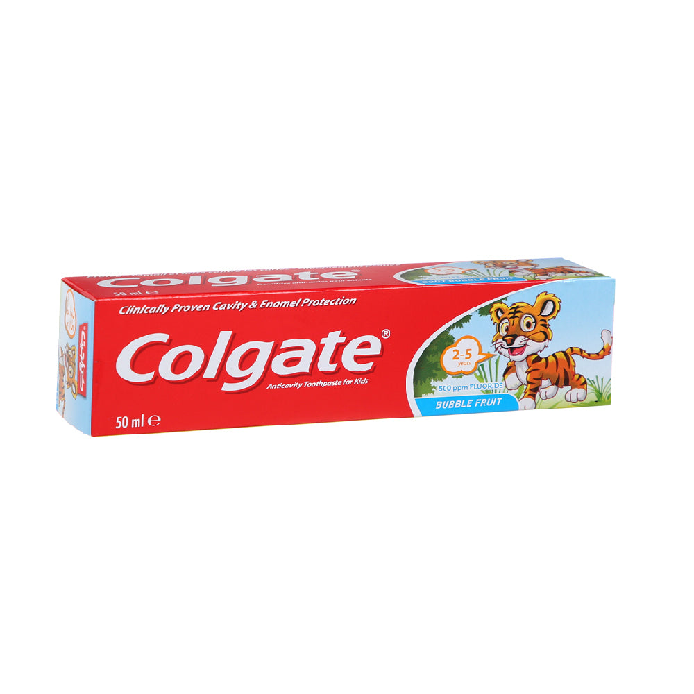 Colgate Kids Toothpaste 2-5Yr Bubblefruit 50ml