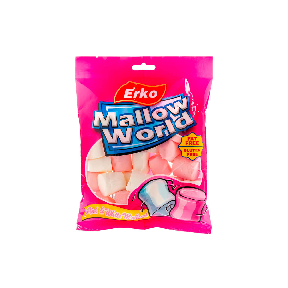 Erko Mallow World Pink & White Marshmallow 150g