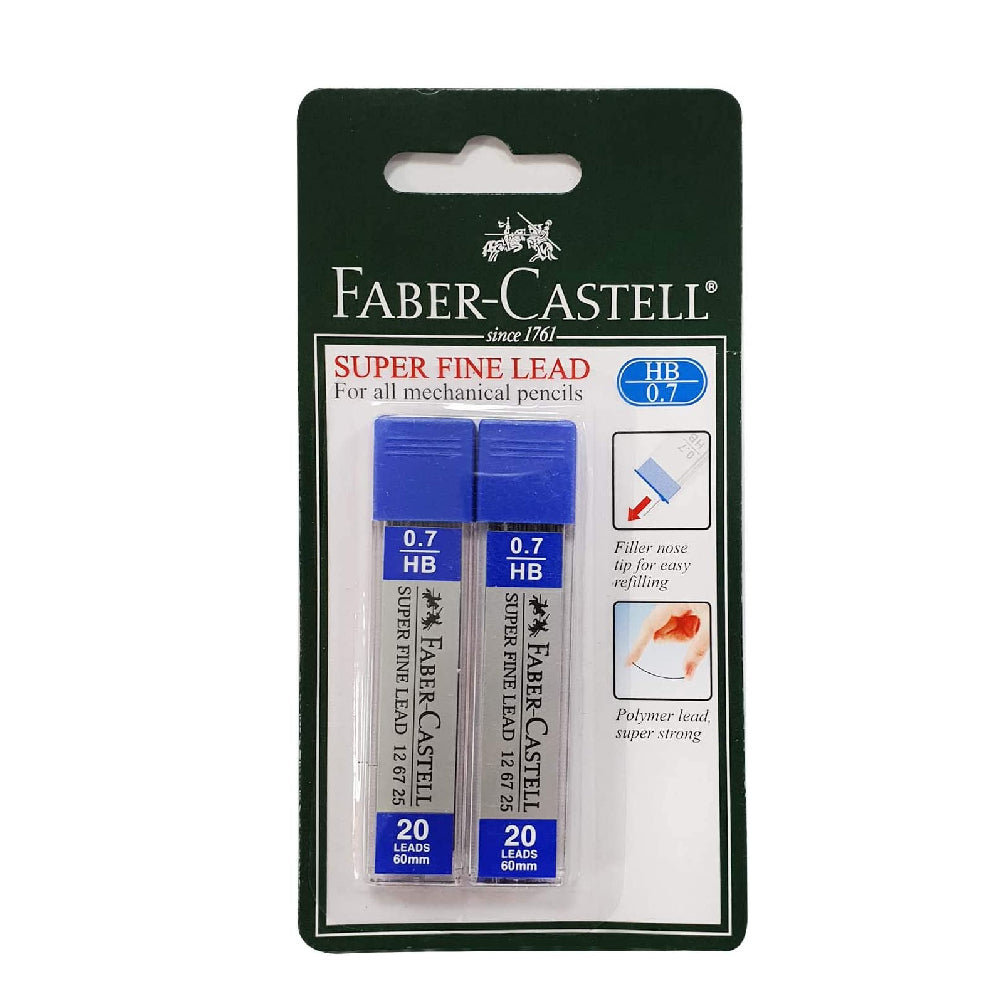 Faber-Castell Super Fine Leads 0.7Mm Hb