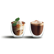 Cuisineart Borosilicate Double Wall Glass Cup 250ml 2s Set