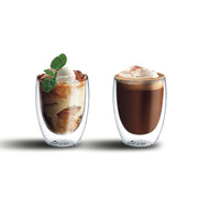 Cuisineart Borosilicate Double Wall Glass Cup 350ml 2s Set