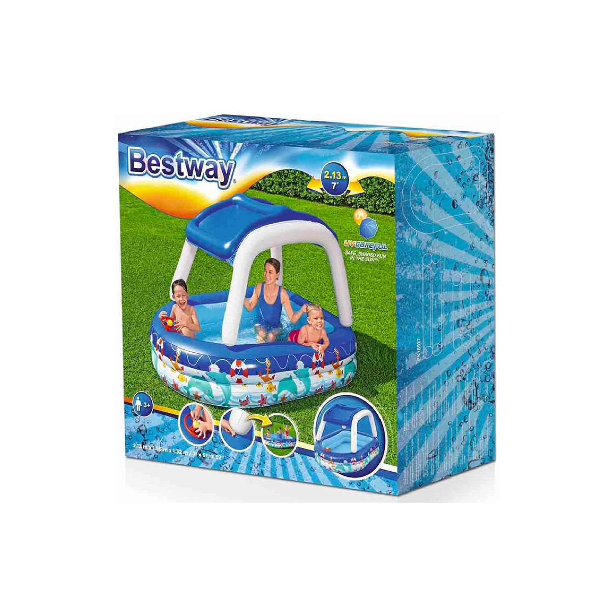 Bestway Family Polsea Captn 213X155X132 cm