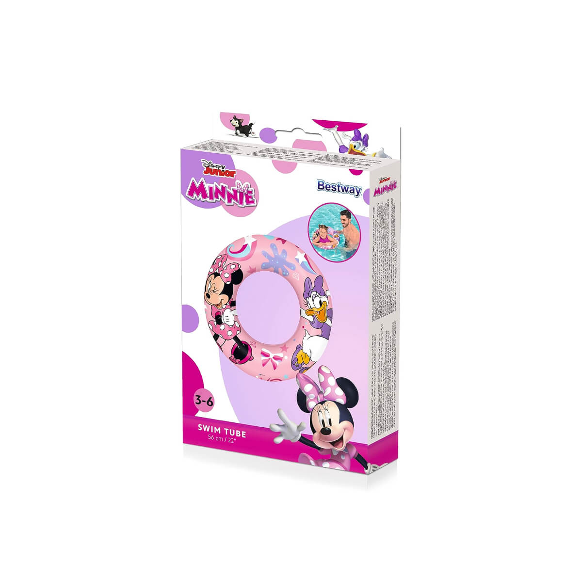 Bestway Minnie Swim Ring Tube 56cm