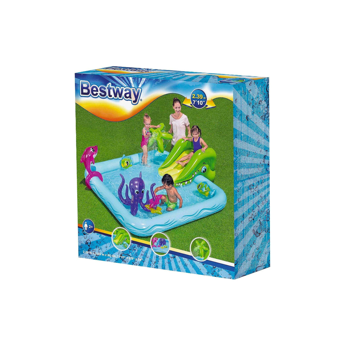 Bestway Playcntr Fntstic Aqua 239X206X86 cm
