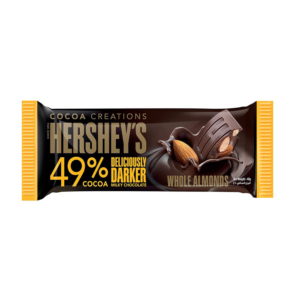 Hersheys Dark Chocolate with Almond 40gm