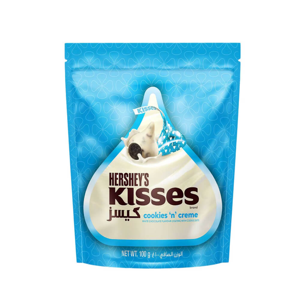 Hershey's Kisses Cookies N Creme Chocolate 100gm