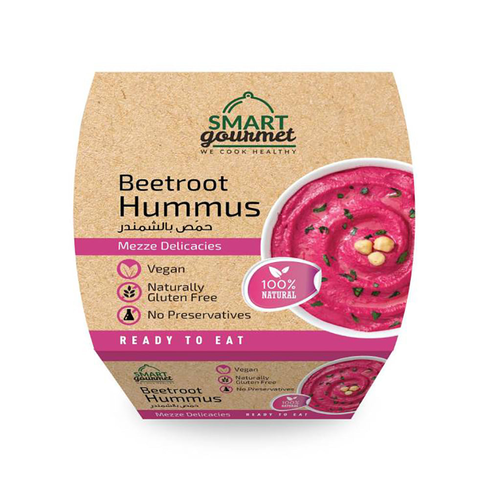 Smart Gourmet Beetroot Hummus 225G