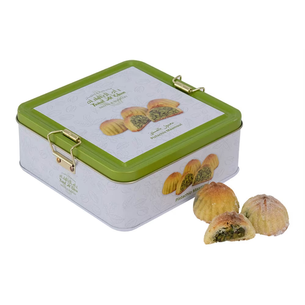 Yamal Al Sham Pistachio Filled Maamoul 500Gm