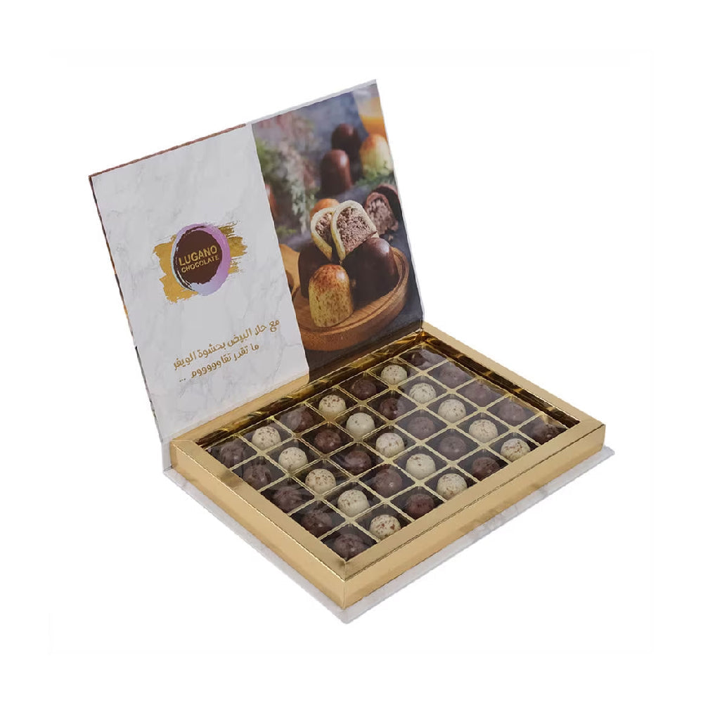 Lugano Chocolate Box Small Medium Egg 520Gm