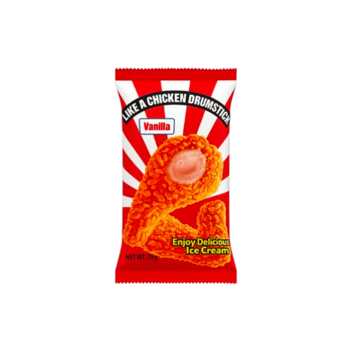 Frosty Vanilla Chicken Drumstick Ice Cream 70g