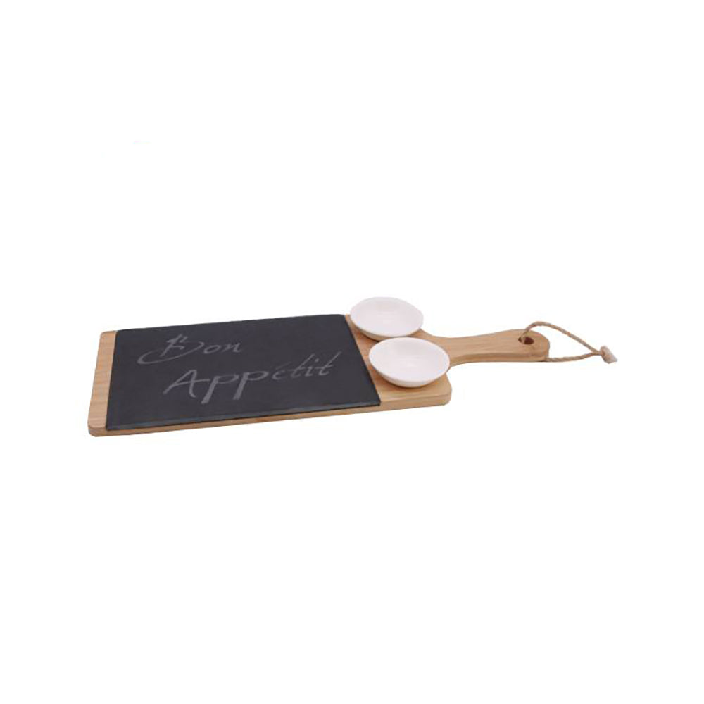 Cuisineart Bamboo Serving Slate With Handle 3s