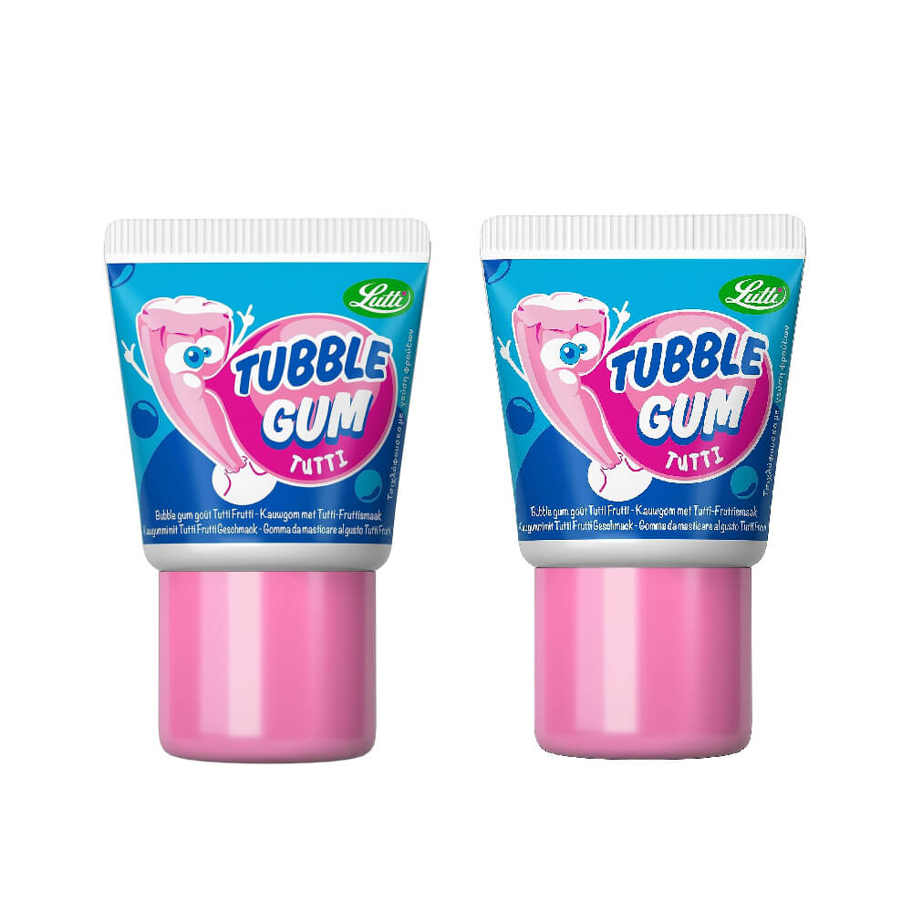 Lutti Tubble Tutti Frutti Bubble Gum 2Pcs